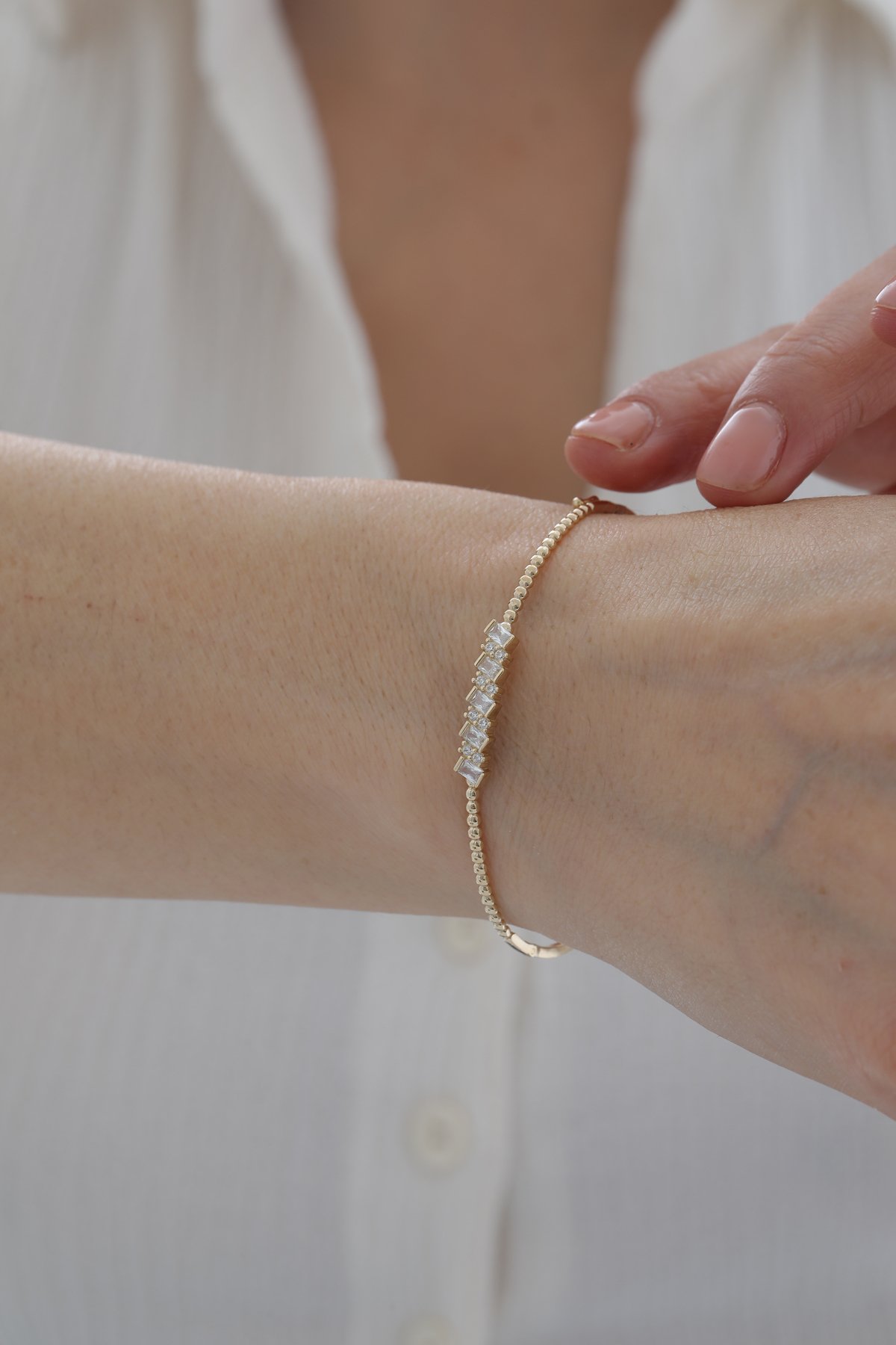 Baget Taşlı Kelepçe - Yavuz Kuyumculuk (1)