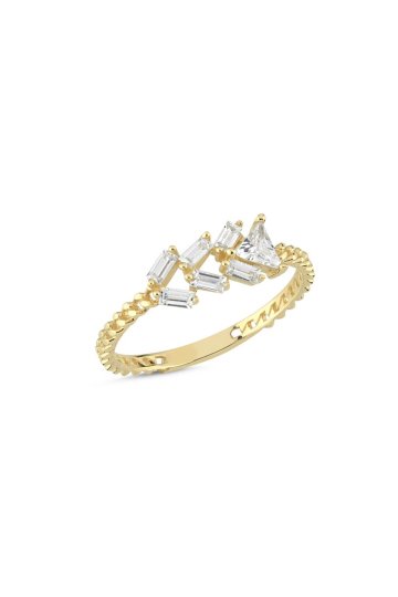 Baget Taşlı Tiara Yüzük - 2