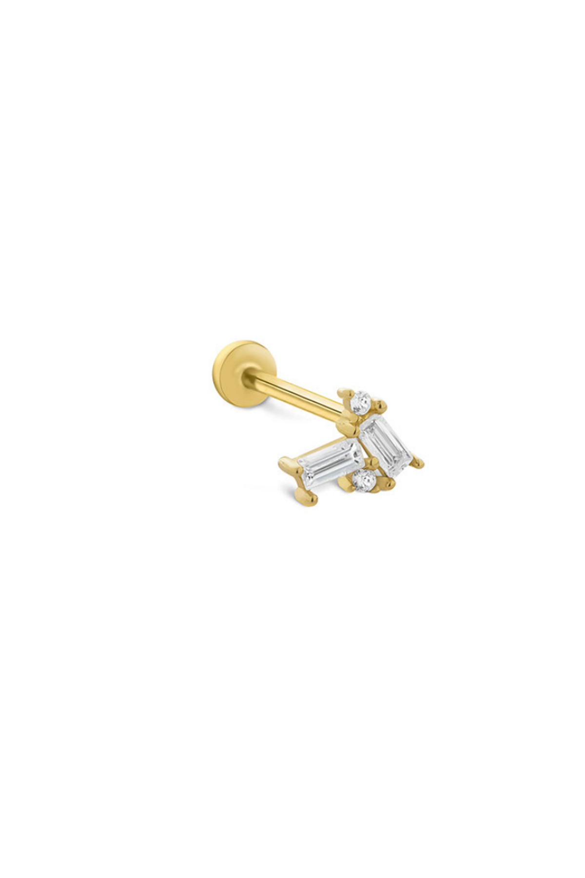 Baget Taşlı Tragus Piercing - Yavuz Kuyumculuk (1)