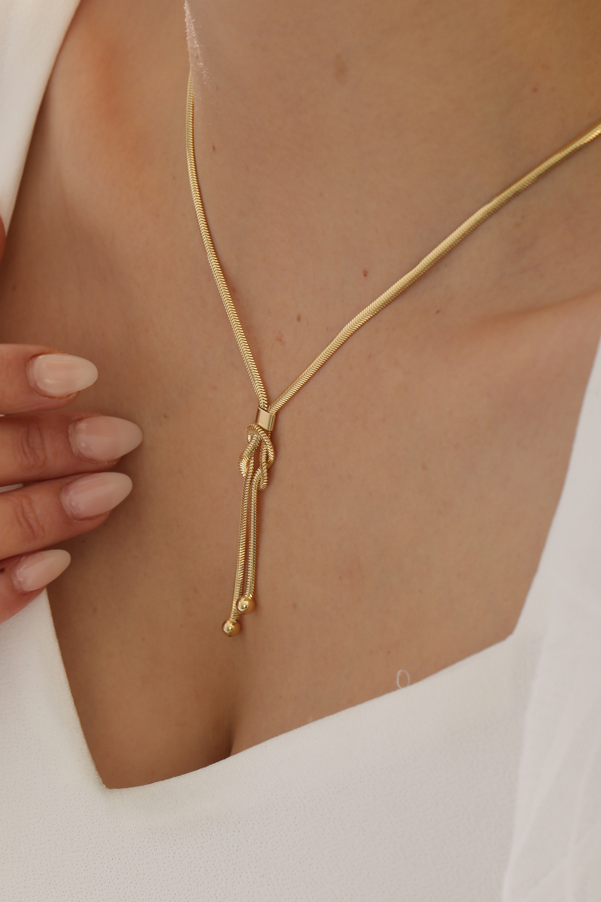 Balık Sırtı Aşk Düğümü Kolye - Yavuz Kuyumculuk (1)