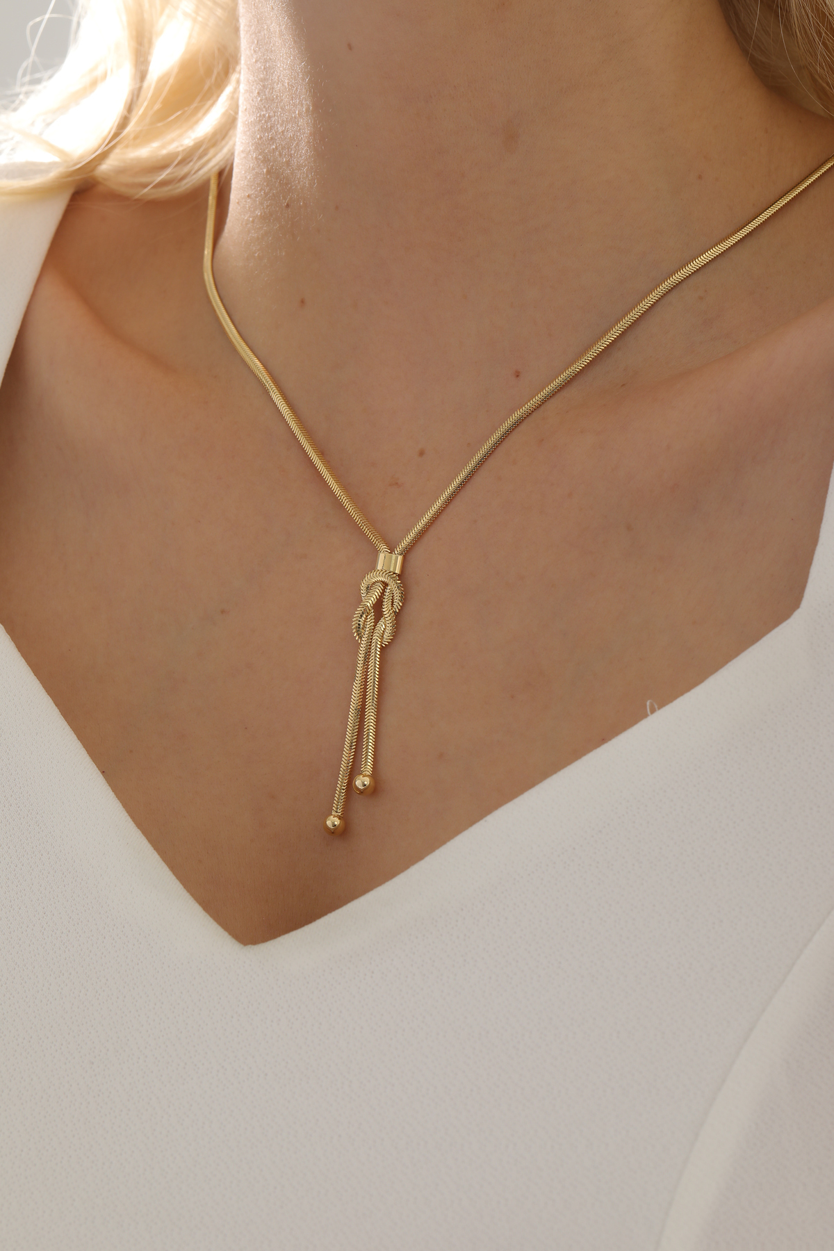 Balık Sırtı Aşk Düğümü Kolye - Yavuz Kuyumculuk (2)