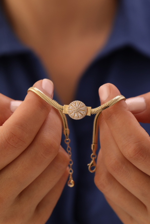 Balık Sırtı Coronet Bileklik - 2