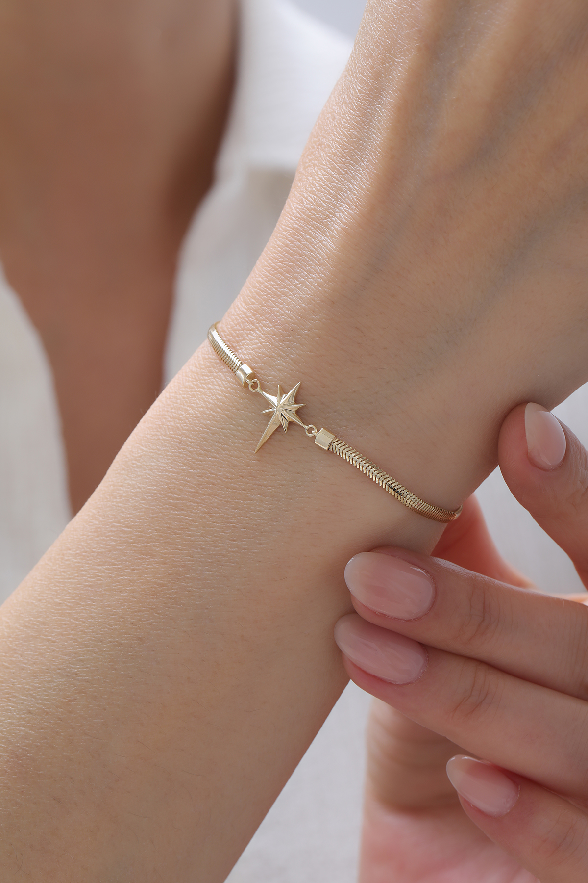 Balık Sırtı Kuzey Yıldızı Bileklik - Yavuz Kuyumculuk