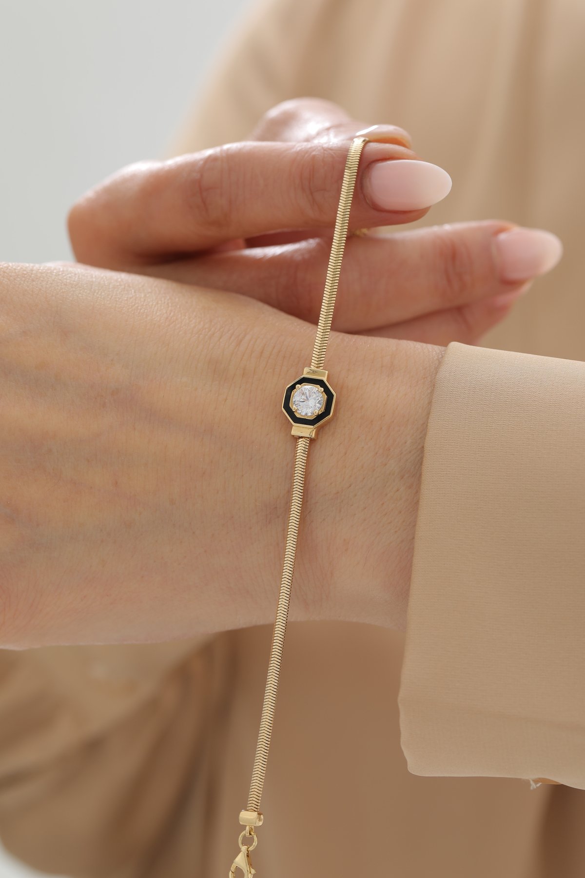 Balık Sırtı Mineli Baget Bileklik - Yavuz Kuyumculuk (3)