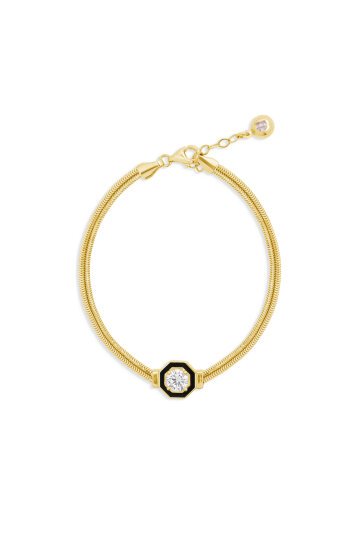 Balık Sırtı Mineli Baget Bileklik - 2