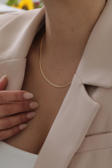 Balık Sırtı Snake Kolye - 3