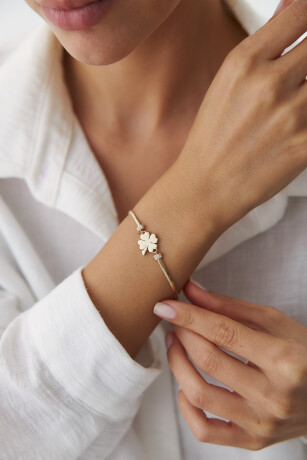 Balık Sırtı Yonca Bileklik - Yavuz Kuyumculuk