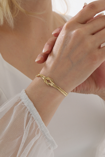 Balık Sırtı Zincir Aşk Düğümü Bileklik - 2