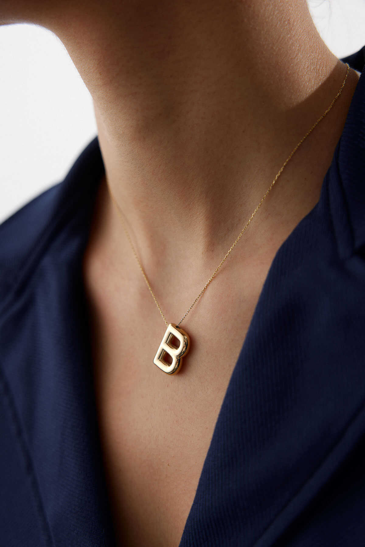 Balon Harf Kolye - Yavuz Kuyumculuk (1)