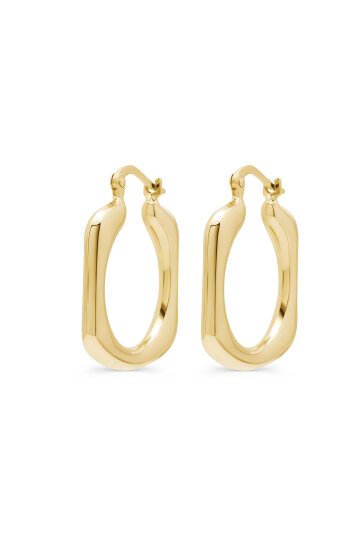 Balon Kare Halka Küpe - 2