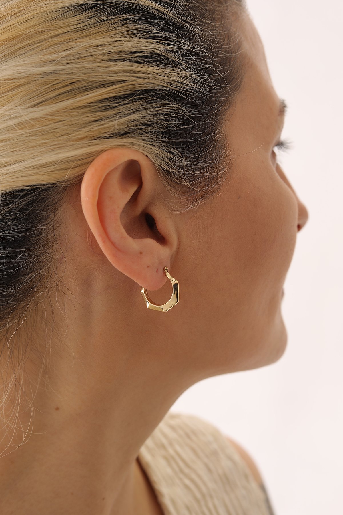 Beşgen Küpe - Yavuz Kuyumculuk (1)