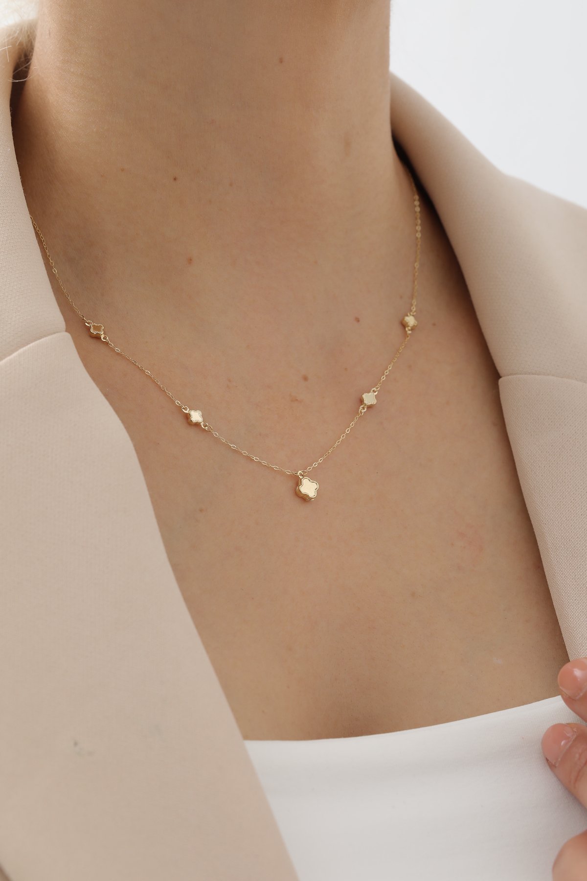 Beşli Yonca Kolye - Yavuz Kuyumculuk (3)