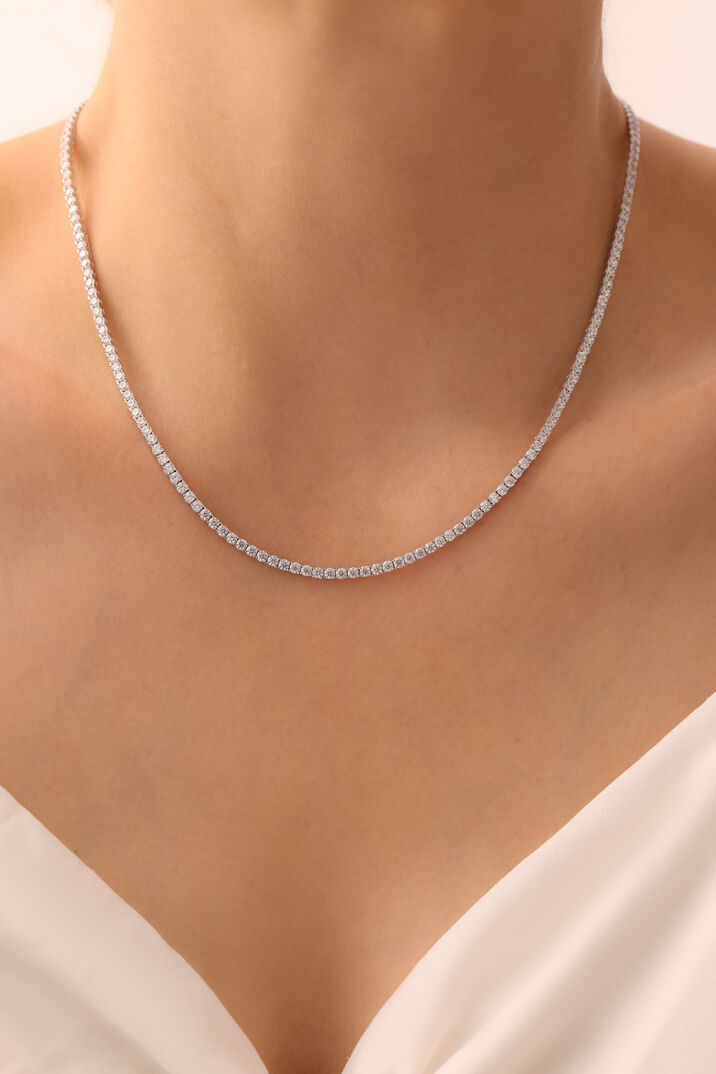 Beyaz Altın Su Yolu Set 2.25 mm - Yavuz Kuyumculuk