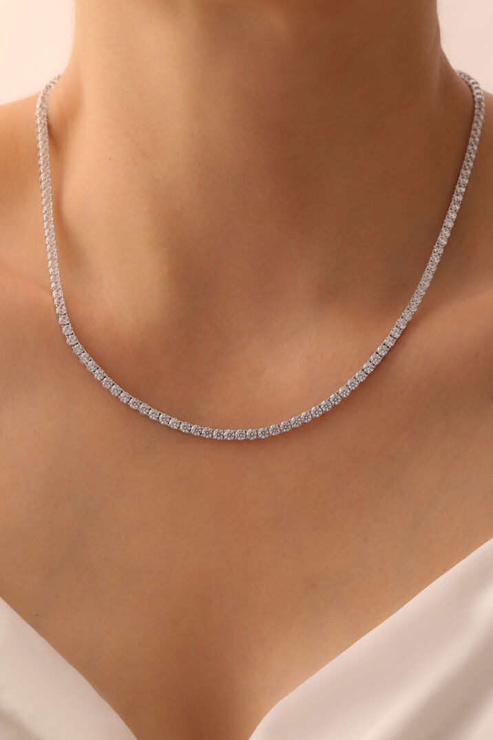 Beyaz Altın Su Yolu Set 3 mm - Yavuz Kuyumculuk