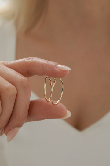 Bombe Halka Küpe - 1