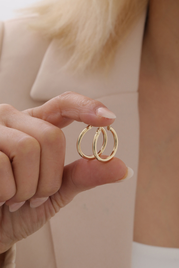 Bombe Halka Küpe - 1