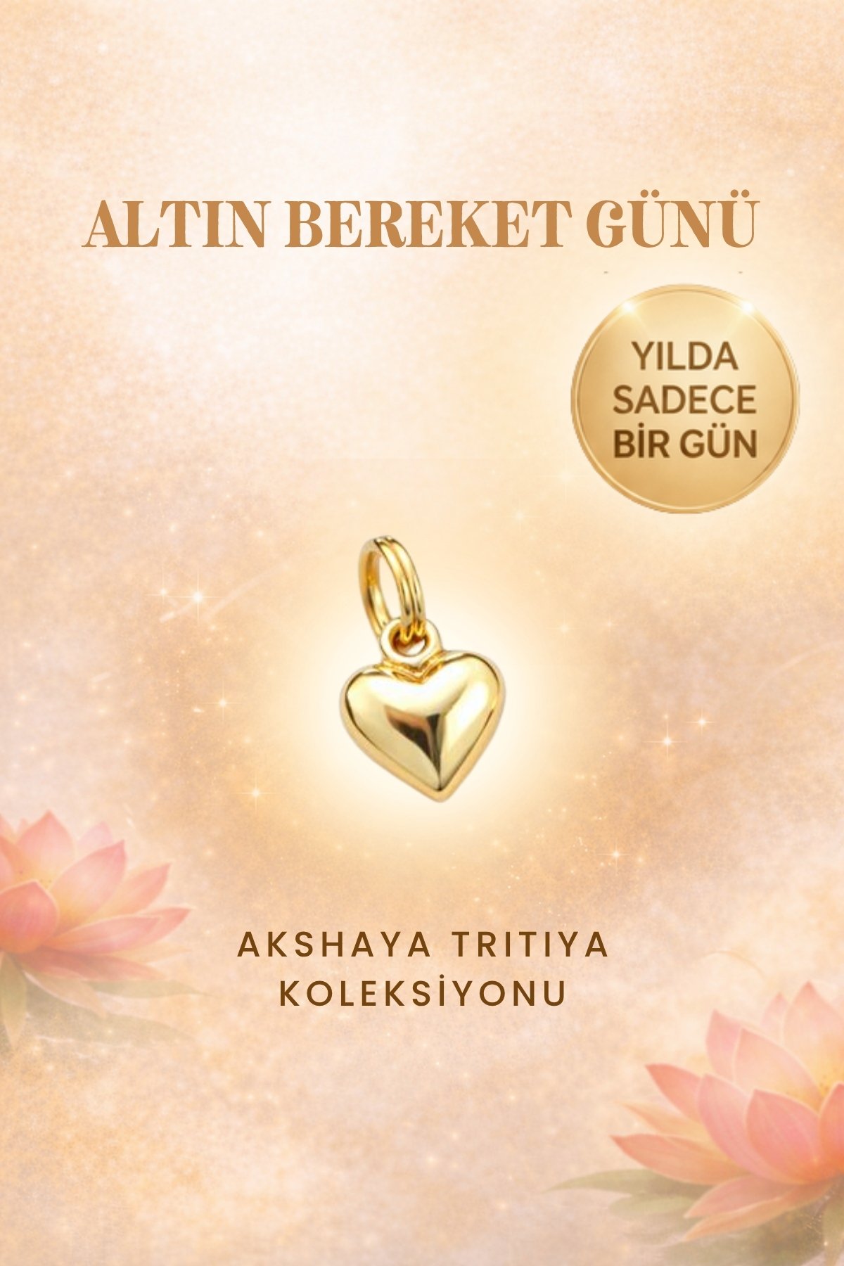 Bombe Kalp Kolye Ucu - Yavuz Kuyumculuk (1)