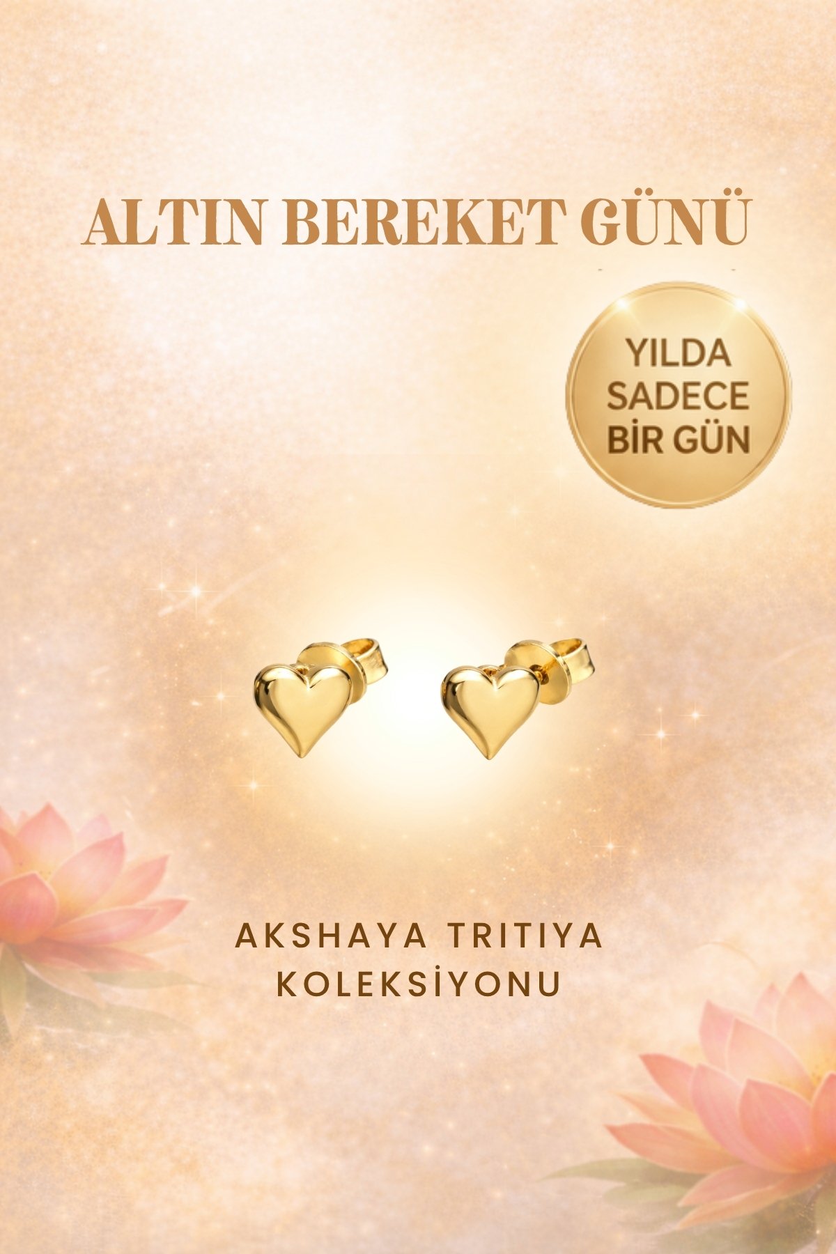 Bombe Kalp Top Küpe - Yavuz Kuyumculuk (2)