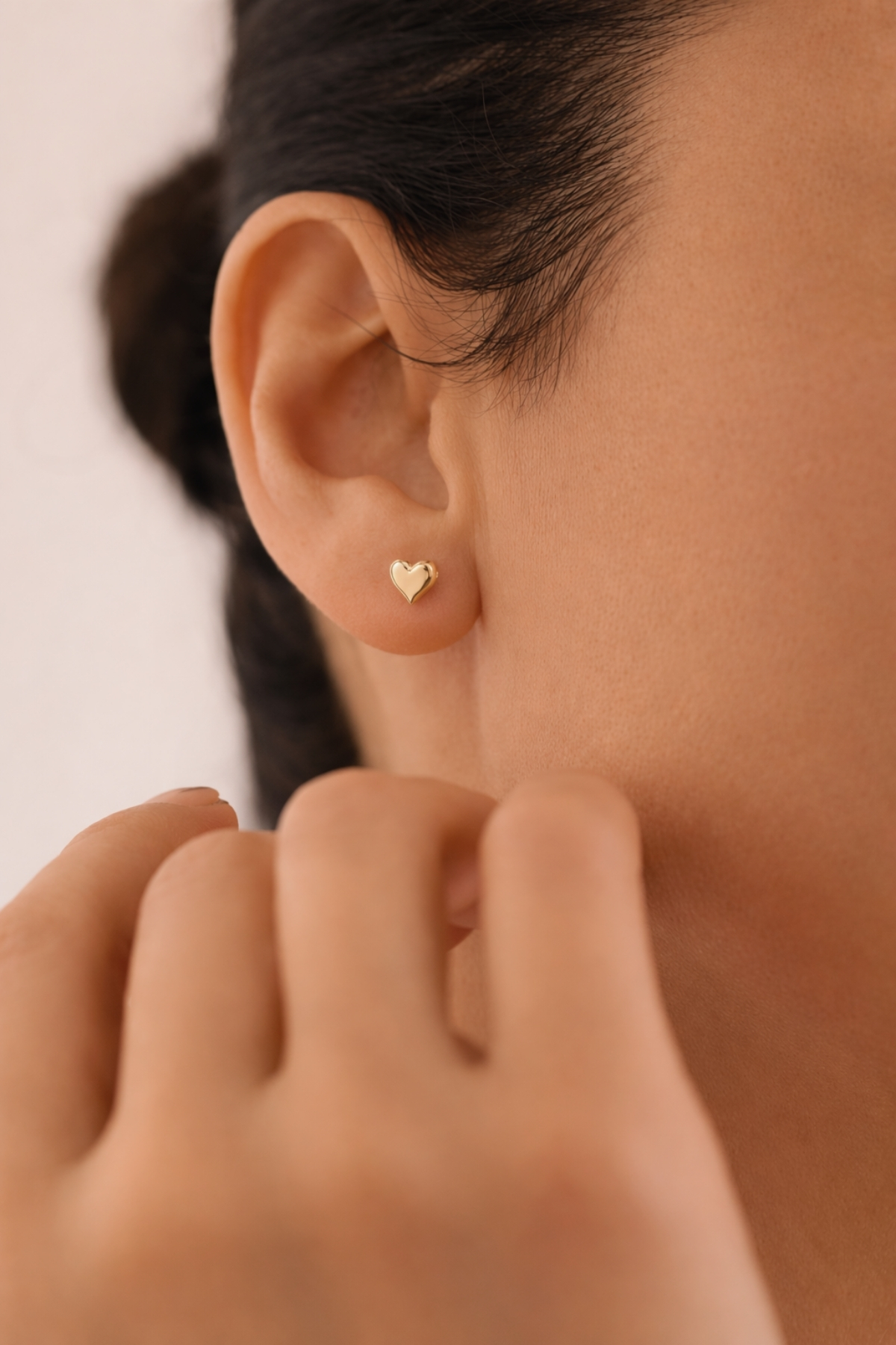 Bombe Kalp Top Küpe - Yavuz Kuyumculuk (1)