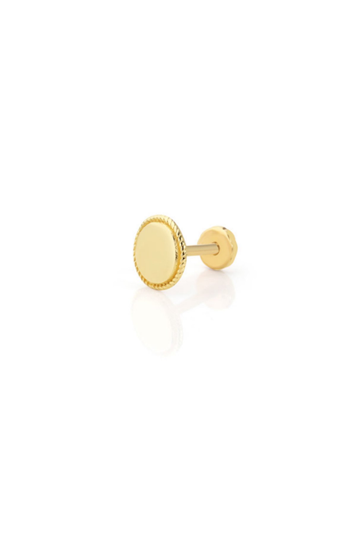 Çerçeveli Oval Tragus Piercing - Yavuz Kuyumculuk (1)