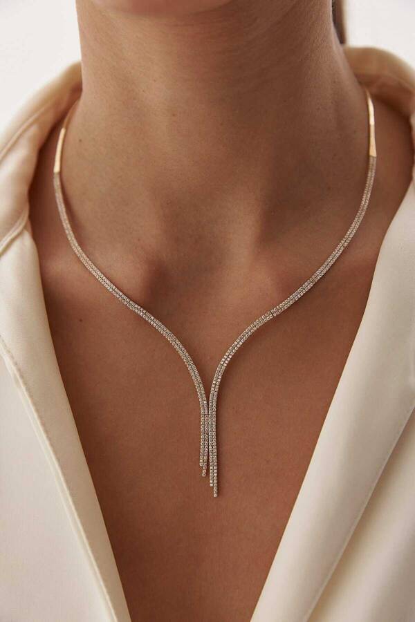 Çift Sıra Gold Su Yolu Set - Yavuz Kuyumculuk