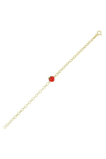 Çilek Detaylı Çocuk Bilekliği - 1