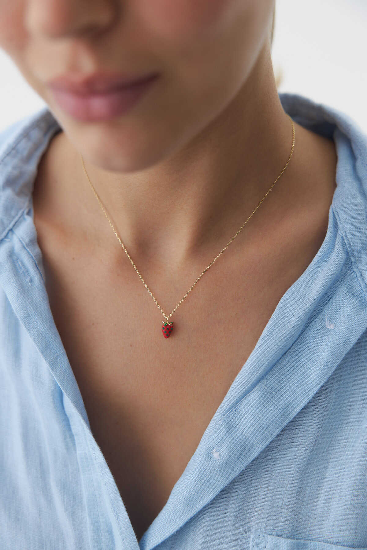 Çilek Kolye - Yavuz Kuyumculuk (1)