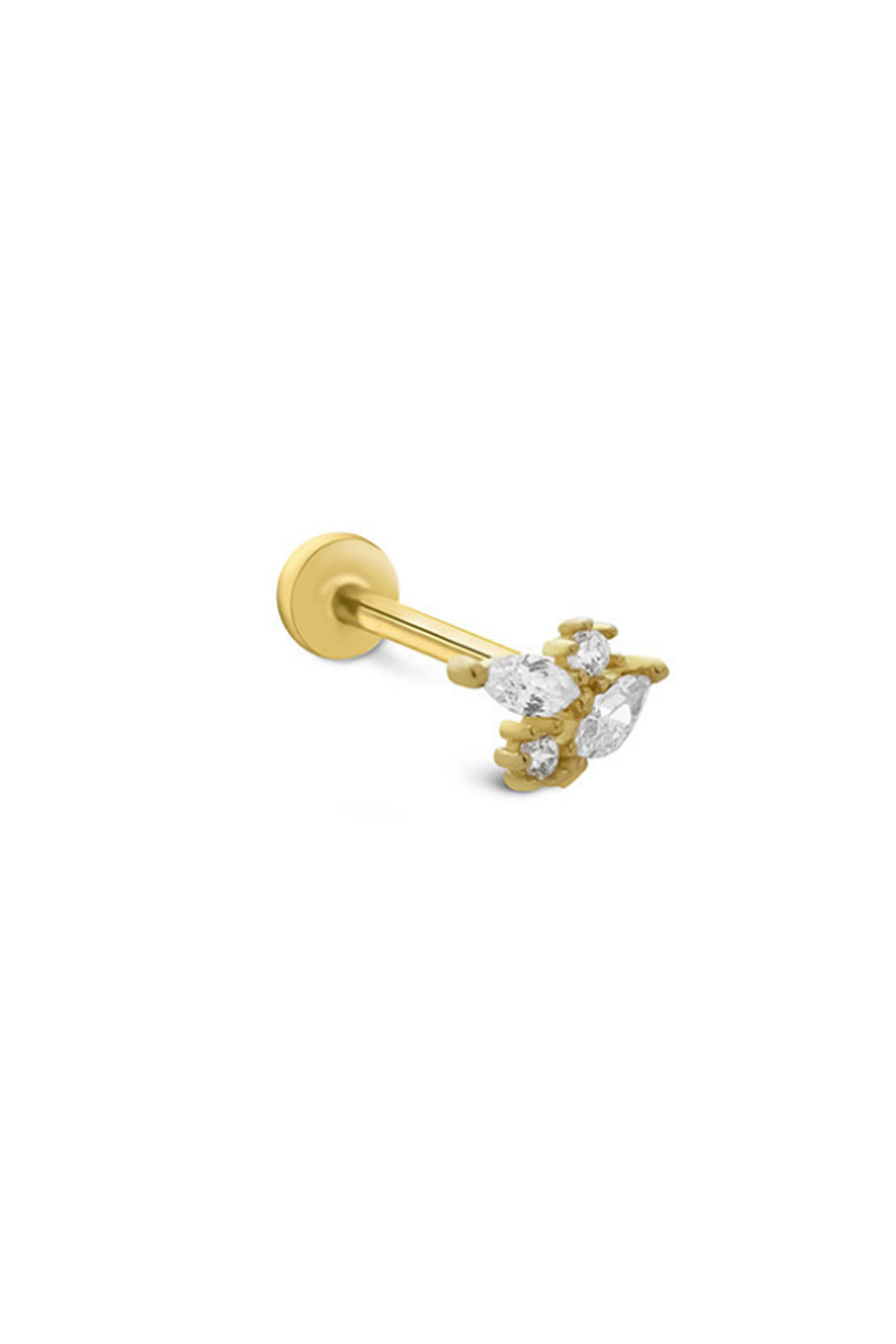 Çoklu Taşlı Tragus Piercing - Yavuz Kuyumculuk (1)