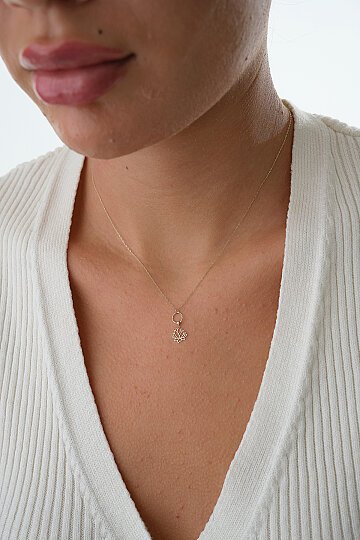 Daire Detay Lotus Kolye - 3