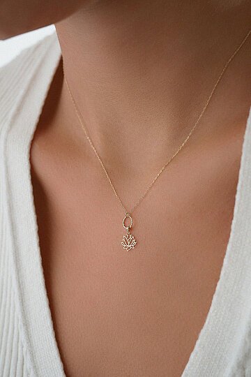 Daire Detay Lotus Kolye - 1