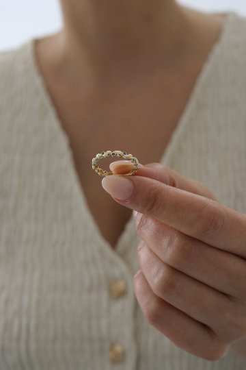Damla Desen Safir Yüzük - 3