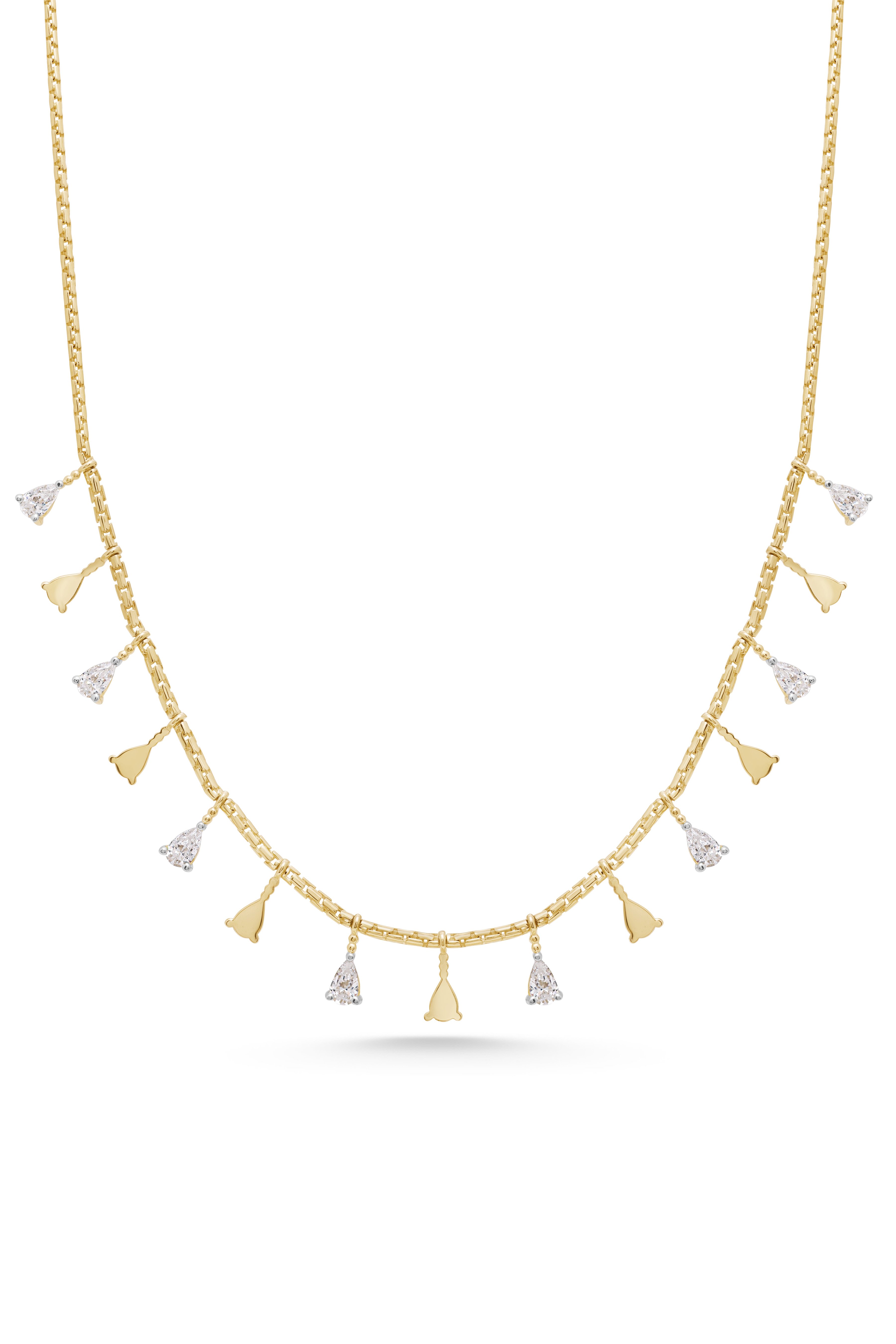 Damla Model Sallantılı Kolye - Yavuz Kuyumculuk (2)