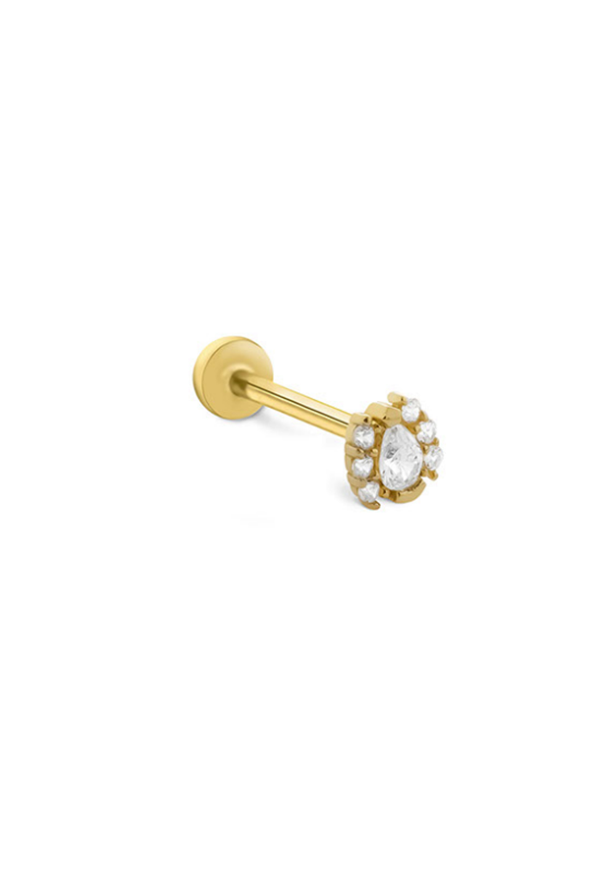 Damla Taşlı Tragus Piercing - Yavuz Kuyumculuk (1)