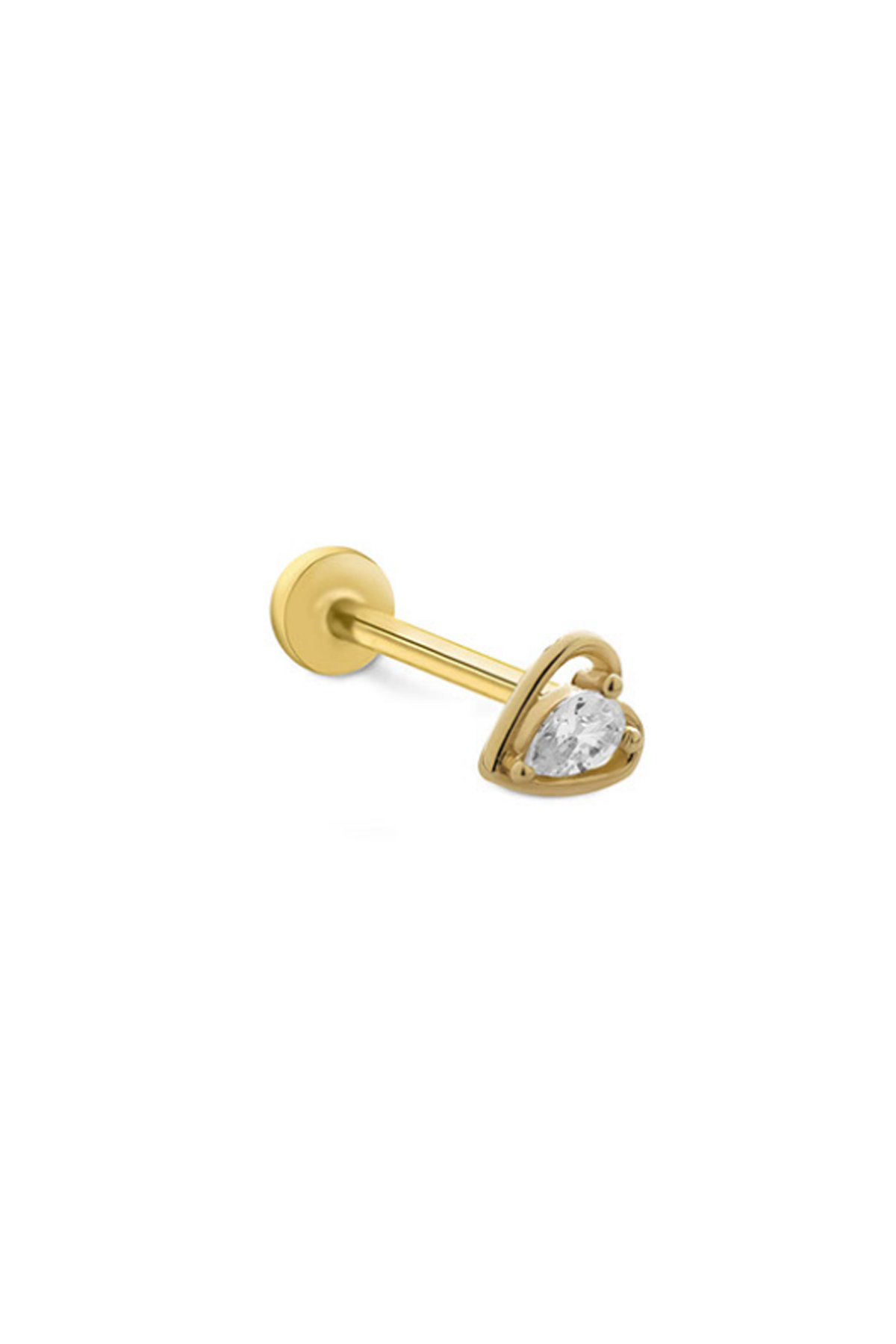 Damla Taşlı Tragus Piercing - Yavuz Kuyumculuk (1)