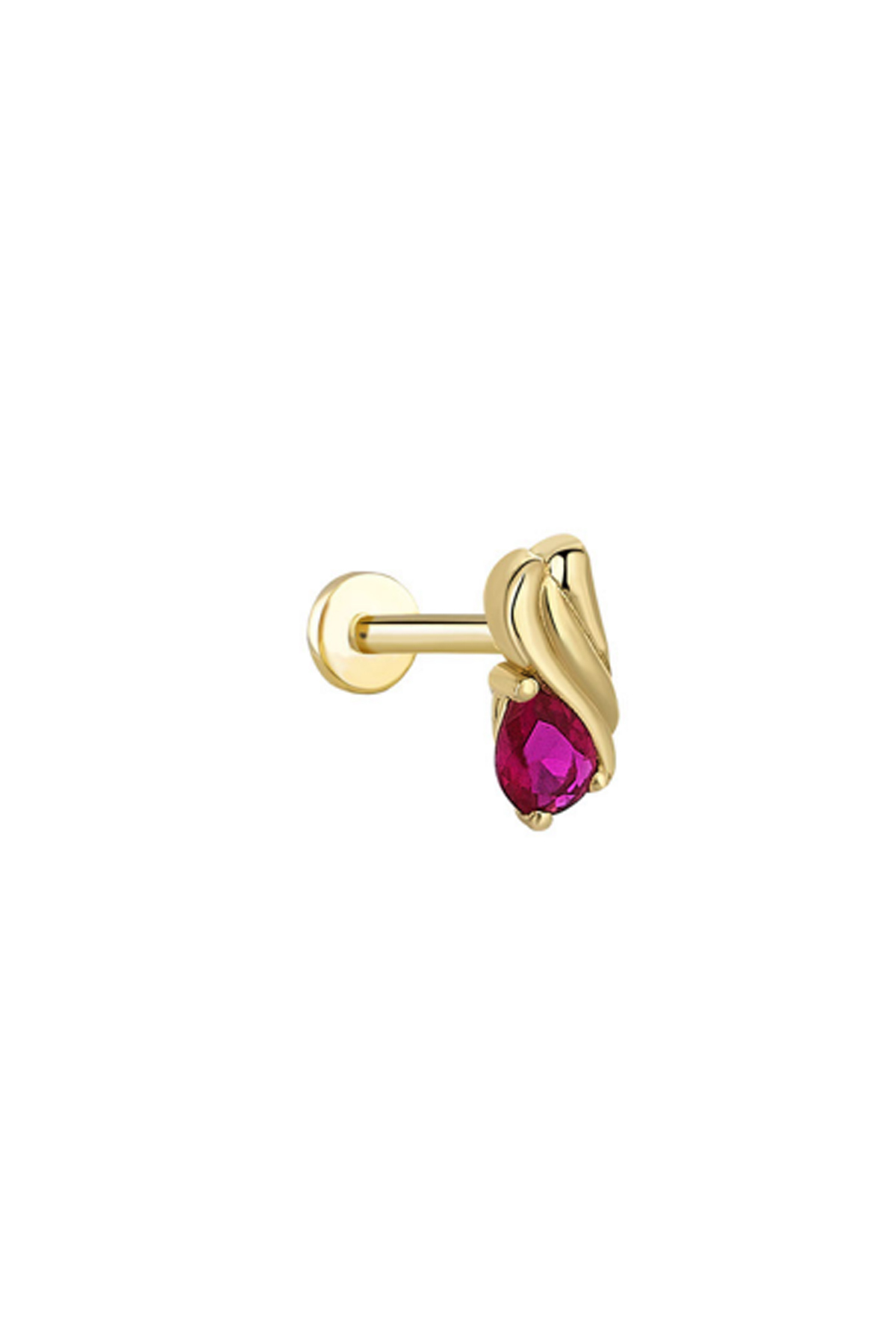 Damla Taşlı Tragus Piercing - Yavuz Kuyumculuk (1)
