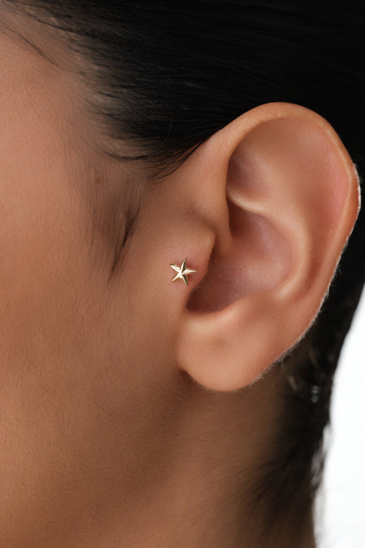 Deniz Yıldızı Tragus Piercing - Yavuz Kuyumculuk (1)