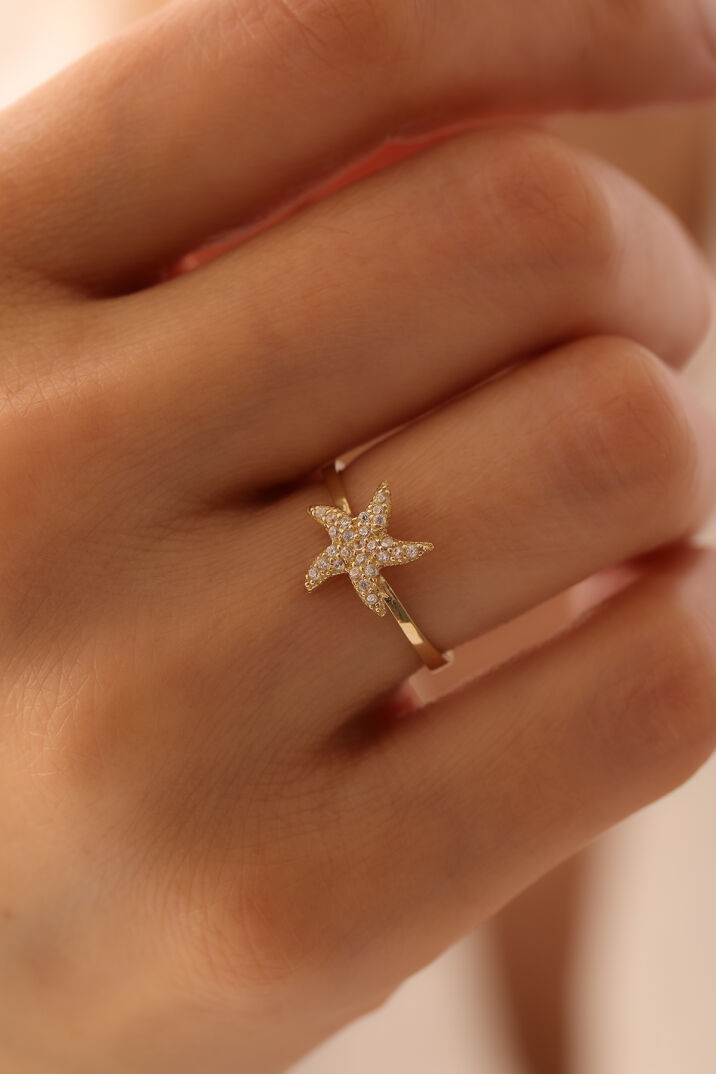 Deniz Yıldızı Yüzük - Yavuz Kuyumculuk