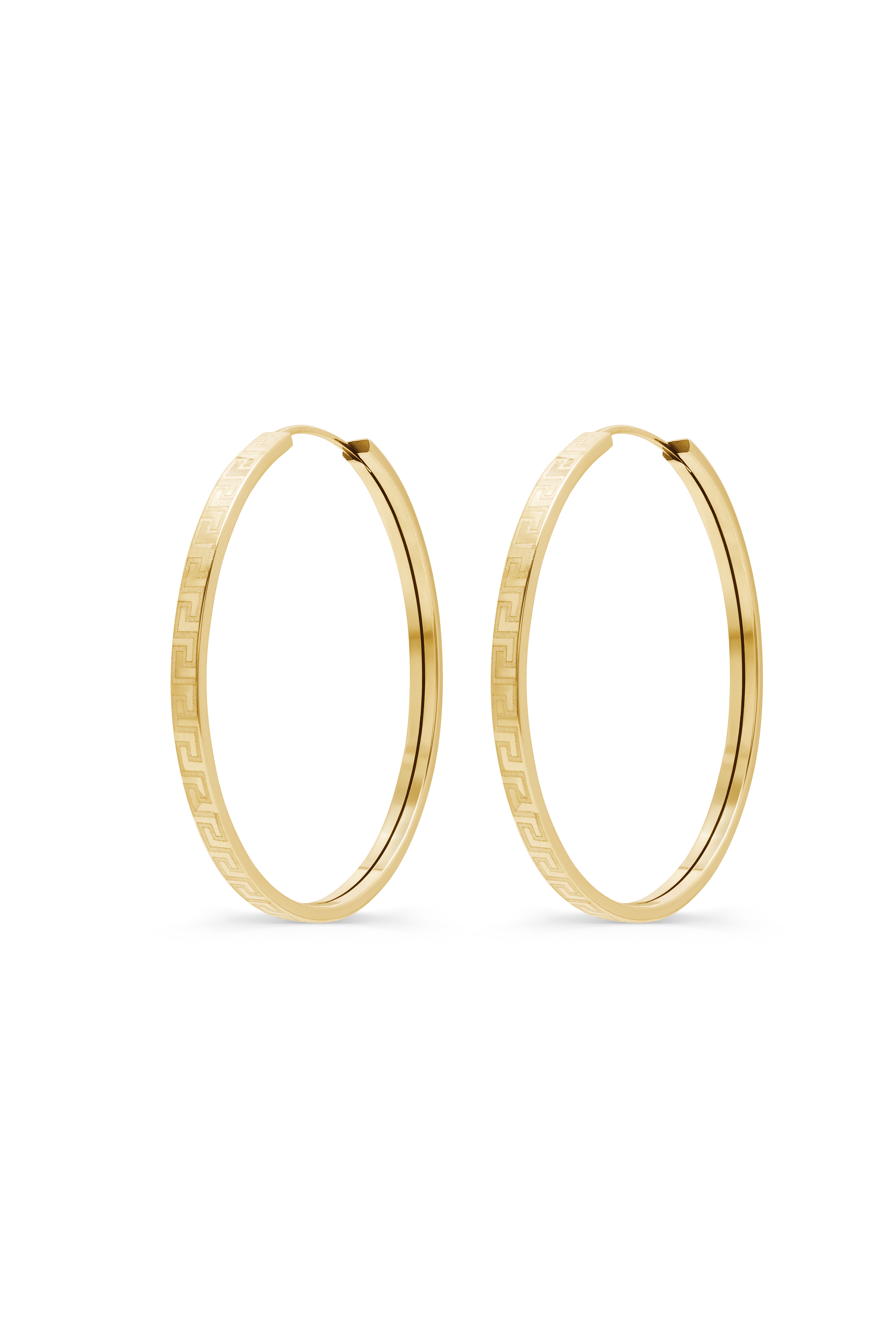 Desenli Halka Küpe - Yavuz Kuyumculuk (2)