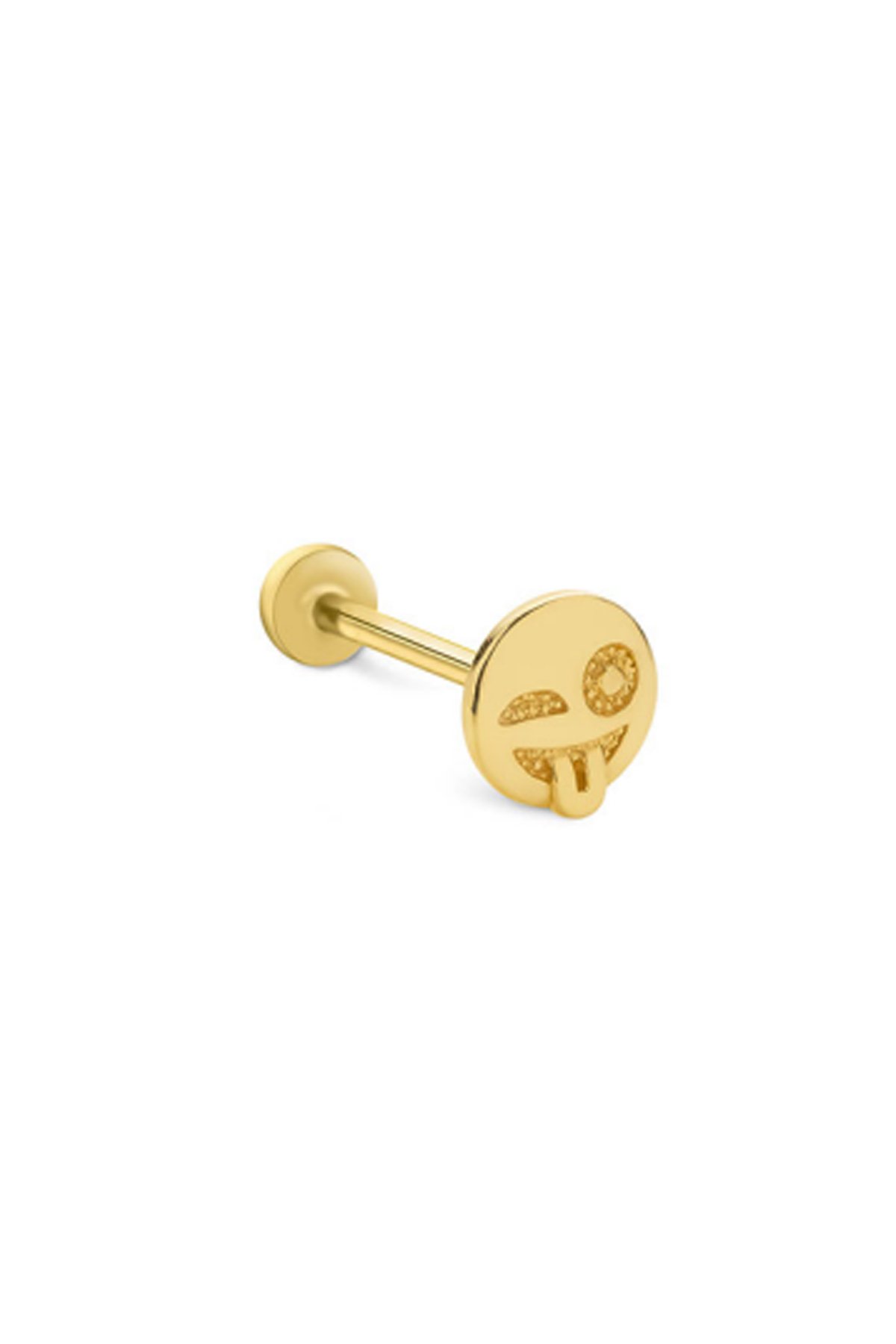 Dil Çıkaran Emoji Tragus Piercing - Yavuz Kuyumculuk (1)