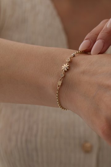 Doc Zincir Papatya Bileklik - 1