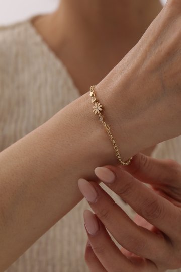 Doc Zincir Papatya Bileklik - 2