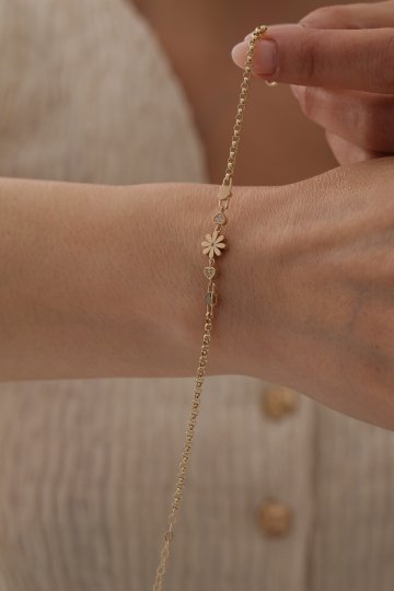 Doc Zincir Papatya Bileklik - 3