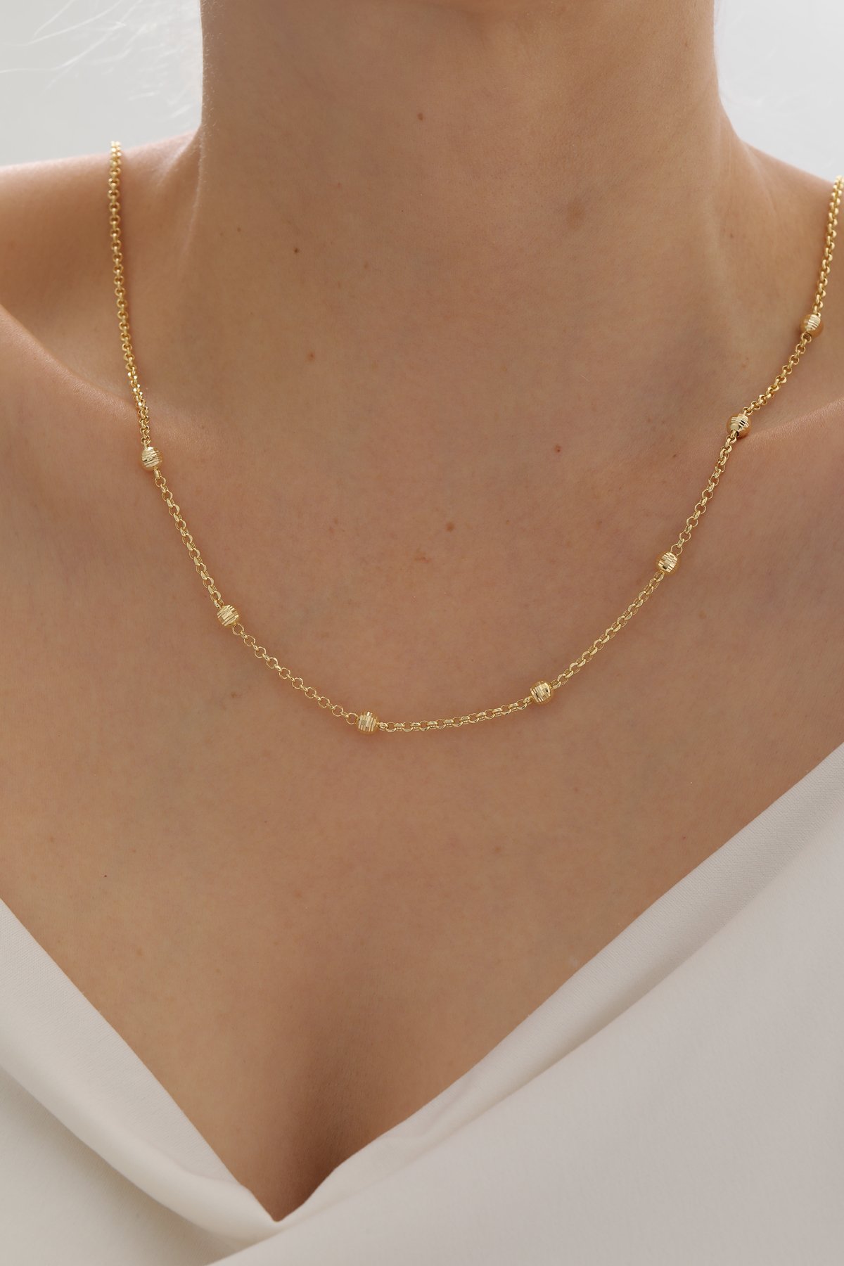 Doch Zincir Dorika Toplu Kolye - Yavuz Kuyumculuk (1)