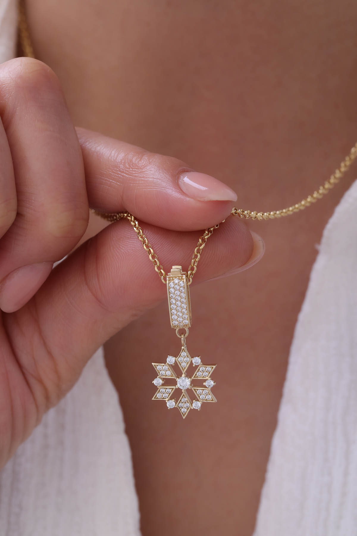 Doch Zincir Güneş Çiçeği Kolye - Yavuz Kuyumculuk (2)