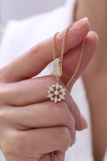 Doch Zincir Güneş Çiçeği Kolye - 3