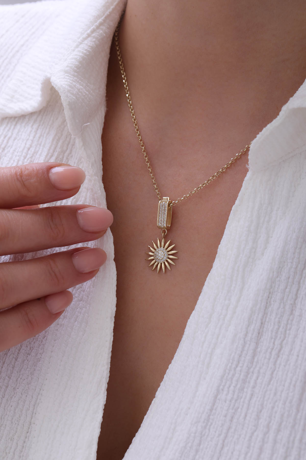 Doch Zincir Güneş Kolye - Yavuz Kuyumculuk (1)