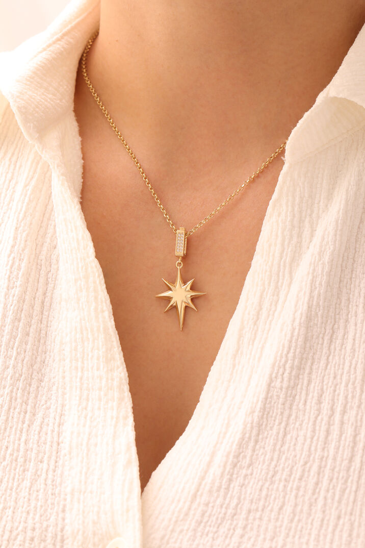 Doch Zincir Kuzey Yıldızı Kolye - Yavuz Kuyumculuk