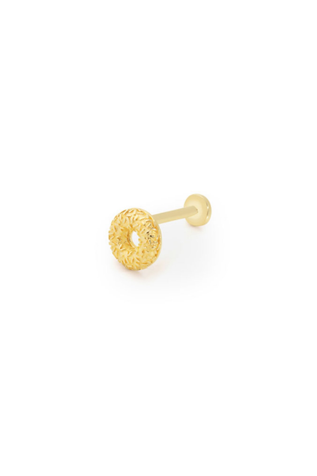 Donut Figürlü Tragus Piercing - Yavuz Kuyumculuk (1)