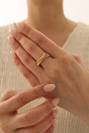 Dorika Toplu Asimetrik Yüzük - 1