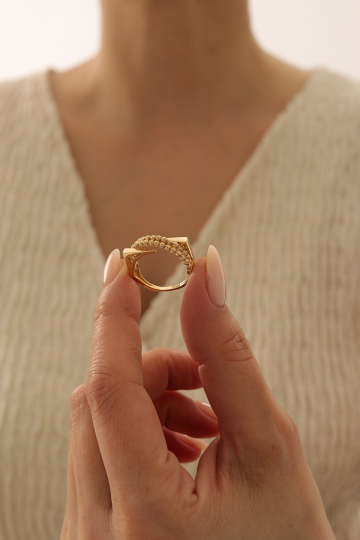 Dorika Toplu Asimetrik Yüzük - 3